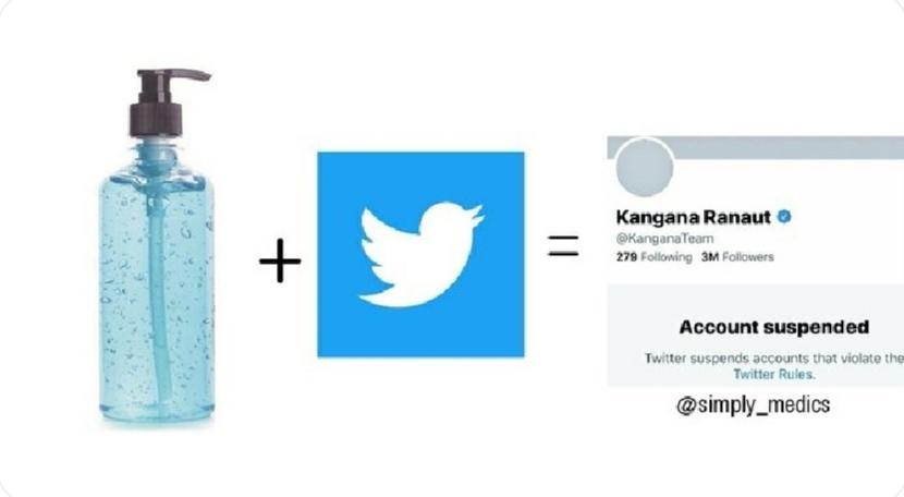 riz1ahamed's tweet photo. I Request and I demand @TwitterIndia
NOT To Restore #KanganaRanaut account.

Your decision to suspend the account of hate Monger #KanganaTeam permanently is 💯% correct 👍.

#KangnaRanaut #KanganaSuspensionParty #कंगना_तुम_कहाँ_हो https://t.co/lBk3959vbk