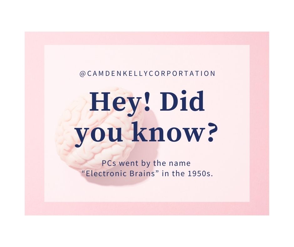 CamdenKellyCorp's tweet image. #technology #techfunfact #didyouknow