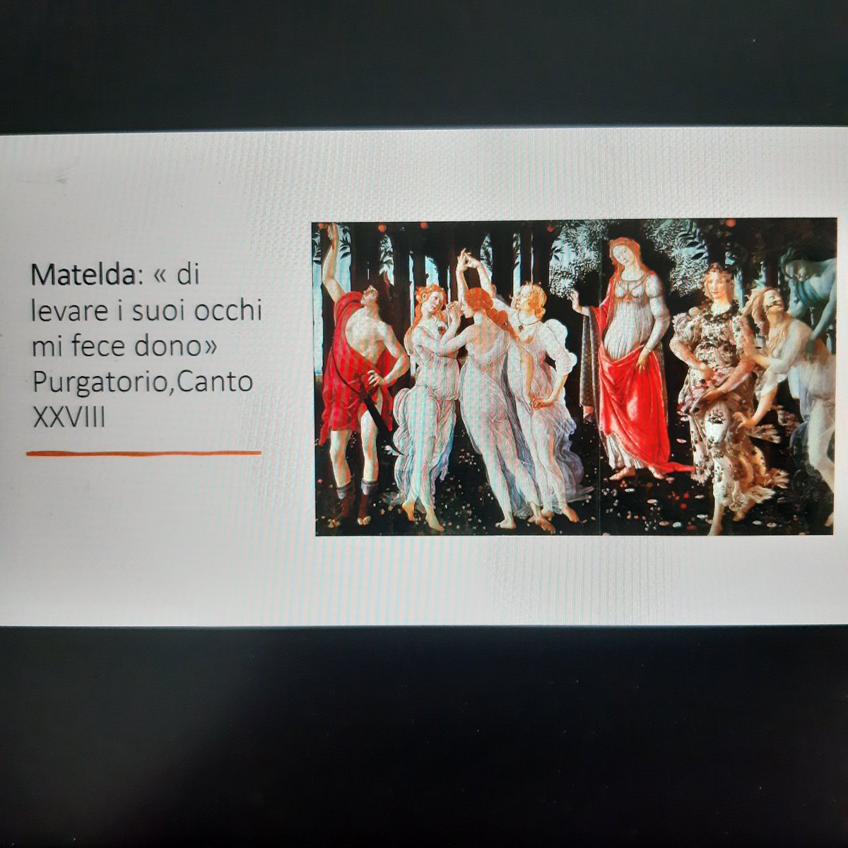 Un racconto straordinario che collega Dante, il canto XXVIII  la Matelda con la Flora di Botticelli-  Lectio Magistralis di <a href="/cristinamucciol/">cristina muccioli</a> -ispirativa e sorprendente!