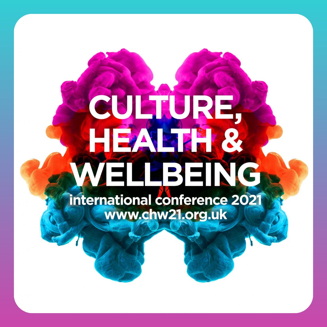 Our friends across the pond are hosting their next Culture, Health and Wellbeing International Conference. This year it will be hosted by Arts and Health Southwest from June 21-23, 2021.
Book an early bird ticket- buff.ly/33cgg8j