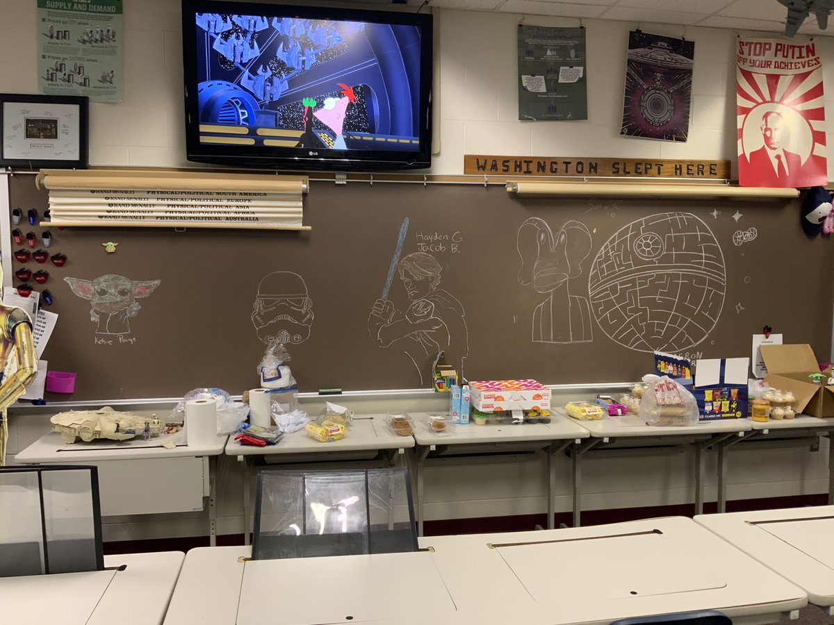 Hist_MrButler's tweet photo. #MayThe4thBeWithYou  2/2. Big spread this year https://t.co/WcPu1vgPUD