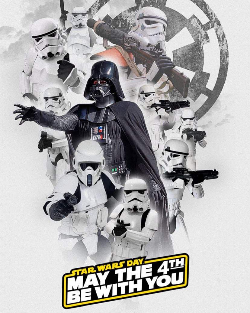 Happy May the 4th! Thanks for the poster TK-12175 from @501stBadlands whitearmor.net #fisd #starwars #may4th #501stlegion #firstimperialstormtrooperdetachment #starwarsday2021 @501stLegion #badlandstk12175design @starwars #whitearmor #fisd #stormtrooper