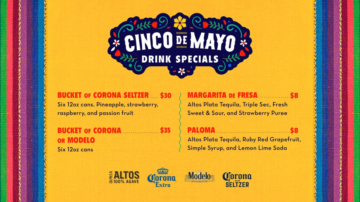 Downtown_Grand's tweet photo. Celebrate #CincodeMayo tomorrow at #DowntownGrandlv with drink specials at #CitrusGrandPoolDeck #FreedomBeat and #FurnaceBar. 🍻 See you there! https://t.co/8ipIECwal0