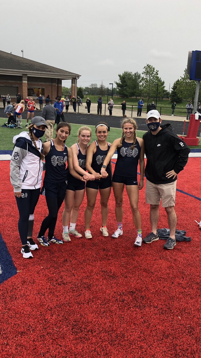DCHAWKS_TandF's tweet photo. 🚨🚨NEW SCHOOL RECORD!!🚨🚨 Our ladies 4x800 just killed the old record or 10:24 and set the new one at 10:18! Great job Maddie Wachnicki, Ayva Schmalz, Emma Carroll, and Jameela Hydre Yusoff! #decaturproud #dctrackandfield https://t.co/ToVBzxSvbT