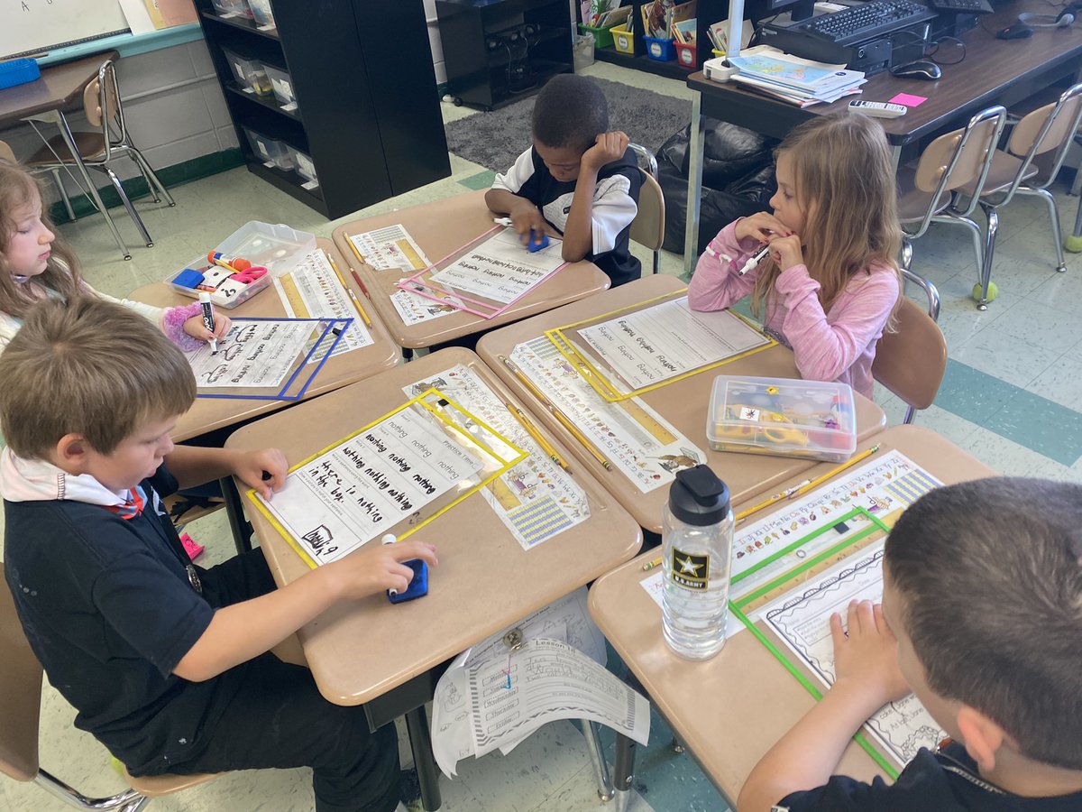 Practicing long vowels and trick words!