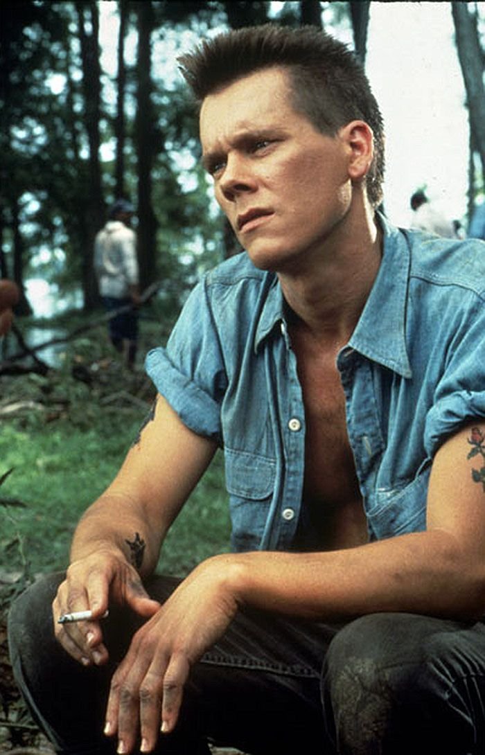 in the cinematic classic JFK (1991), Kevin Bacon plays Willie O'Keefe, a gay hustler involved with David Ferrie and the gay fascist underground