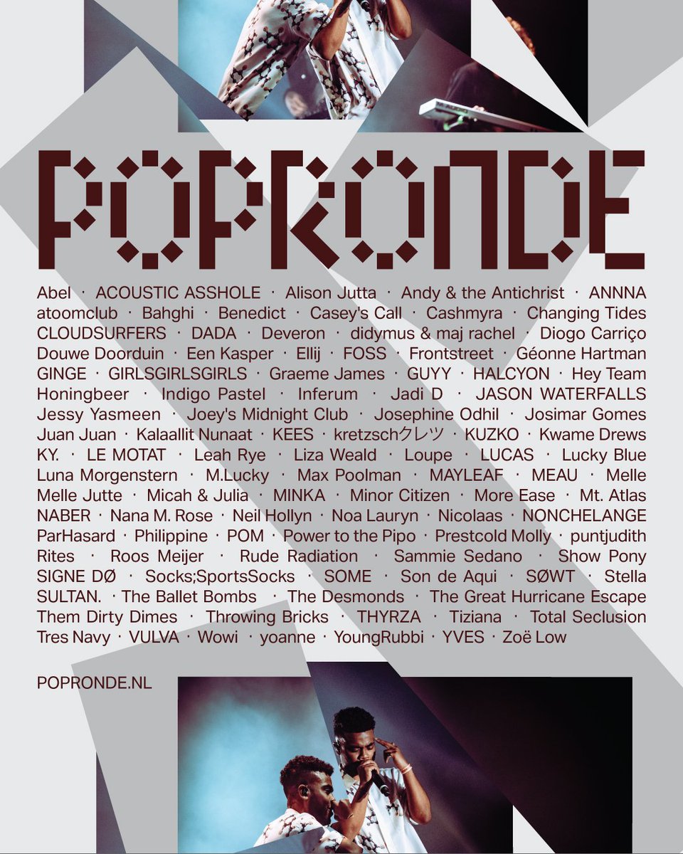 Gemist? De Popronde selectie van 2021 is bekend! Check popronde.nl voor alle band profielen, en de nieuwe Spotify Playlist van Popronde Nederland