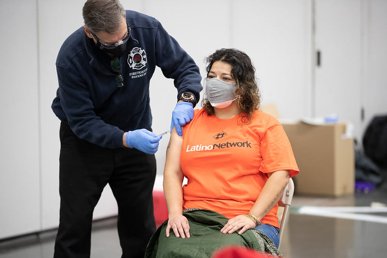 multco's tweet image. No need for appointments, just walk in and get vaccinated! These are 1st dose Pfizer vaccines. 
Tomorrow (5/5) from 10:30am - 6pm @ Mount Hood Community College in Gresham - 26000 SE Stark St in Gresham.