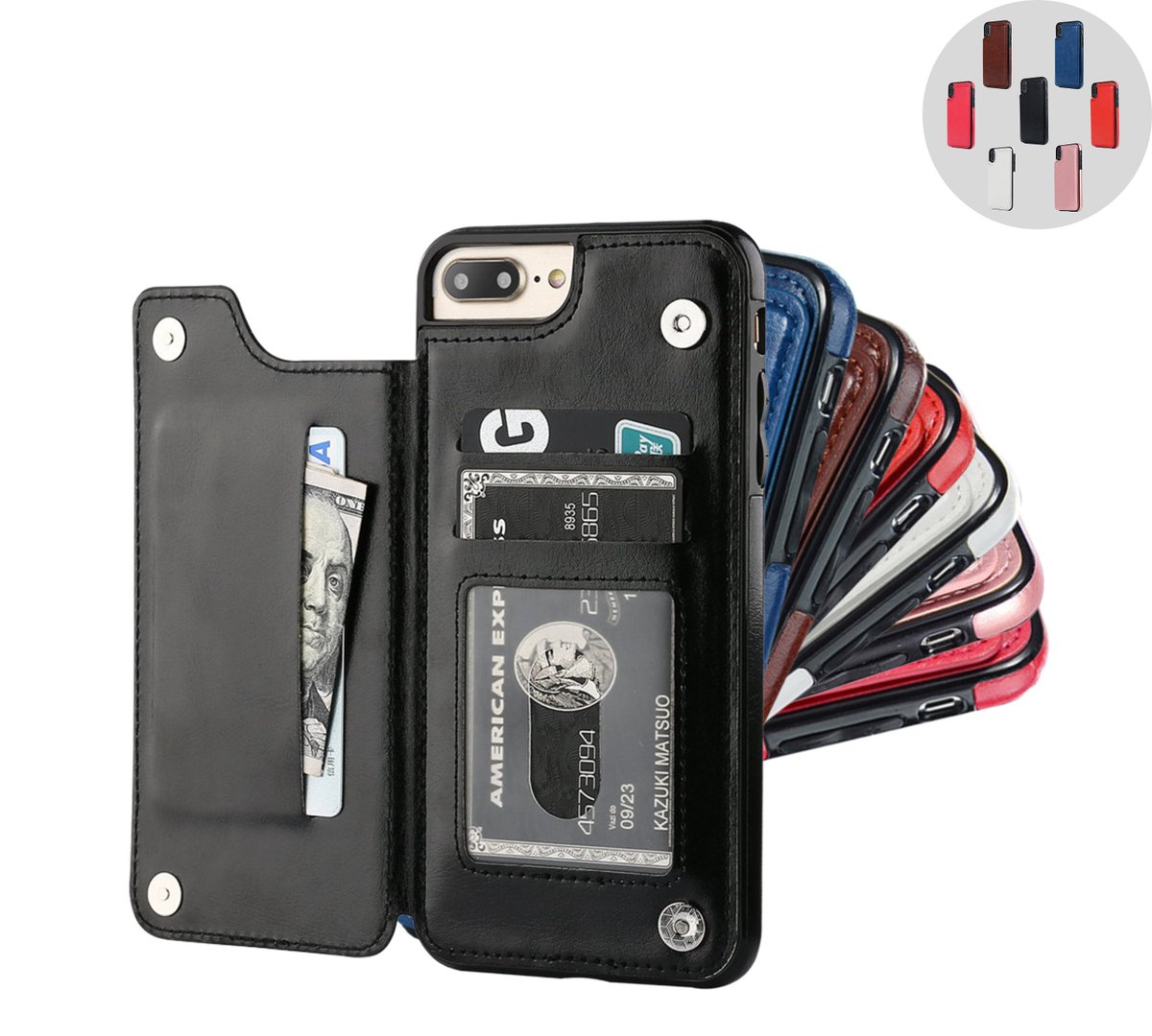 BargainShopUS's tweet image. Leather Wallet Card Case for iPhone (6, 7, 8, X, XS, XR, 11, 12) - (Plus, Pro, Pro Max, Mini, SE) l.outfy.com/yLgsc
 #8XXsXr1112Se #AppleIphoneCases