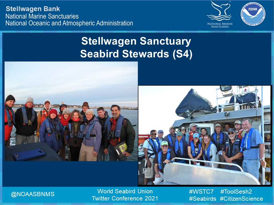 NOAASBNMS's tweet image. 1/4 #WSTC7 #ToolSesh2  @NOAASBNMS Seabird Stewards conduct standardized transect survey cruises to gather data on the pelagic #seabird populations within the sanctuary. We want to determine if #SurveyMethods have an effect on our field data #BestPractices #Statistics