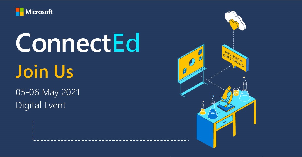 There is still change to sign up to #ConnectED2021 There is a great range of CPD that is happening tomorrow. Click here for all the information. ➡ microsoft.com/en-gb/events/c…