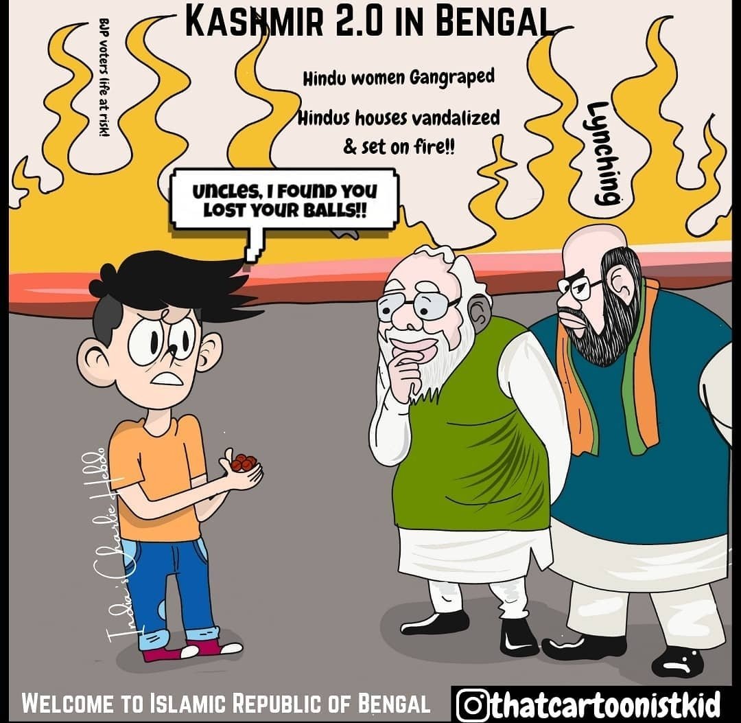 Maheshkathare44's tweet photo. What are you waiting for mister prime minister? Do common people have to remind you your powers? If you don't use your power to save people then what's the use of getting our votes?

#PresidentRuleInBengal #Article356 #BengalBurning #ArrestMamataBanerjee #spinelessBJP https://t.co/ACznD4BPnX