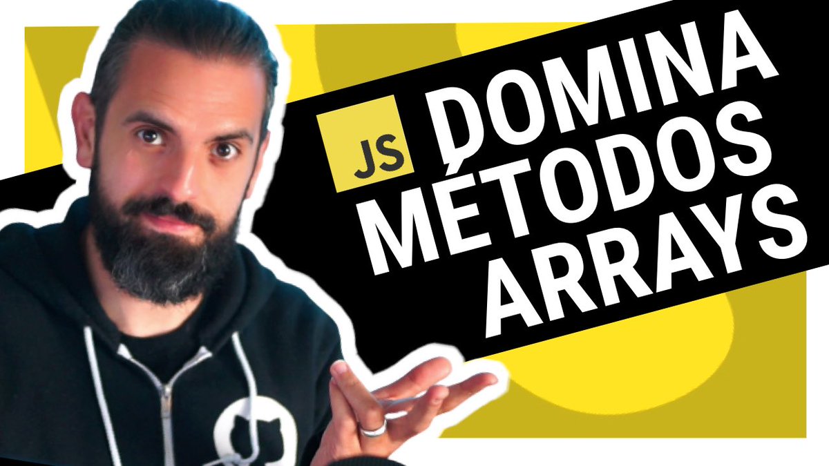 carlosazaustre's tweet image. Nuevo vídeo en YouTube 📹
7 métodos de Array en #JavaScript que debes conocer.
▶️ youtu.be/5yPf74sCu2k
Muchas gracias por compartir! 🙏🔃