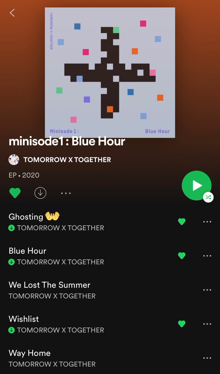 how should i stream the album on spotify to maximize my streams? - you can play the album from start to finish multiple times - making playlists focused on the TT and new album (3 songs between the title and a non txt song each 6 songs)- the guide is just an example