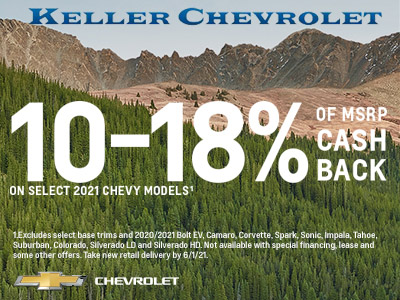 That's a lot of cash back! Come check it out at KellerChevrolet.com #CharlieWhatAGuy