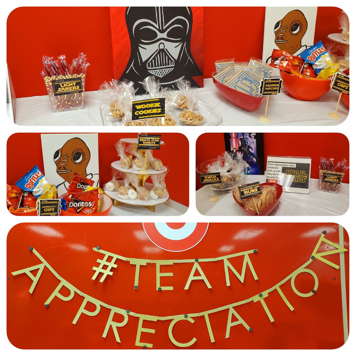 Team Appreciation meets Star Wars. Recognizing our team for all their hard work and Drive. #MayThe4thBeWithYou