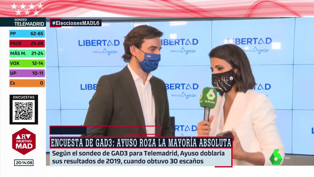 En la sede del PP van a vivir una noche electoral como las de antes...de victoria más que contundente. #EleccionesMADL6