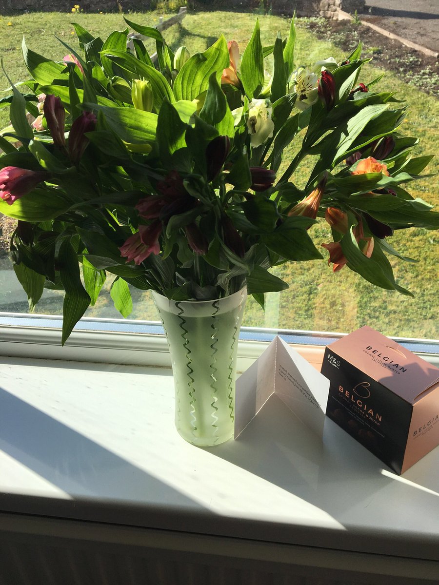 Touched to receive some lovely flowers and chocolates from my pre -retirement CCN team, wishing me well post surgery.  Thank you so much <a href="/Jenwglover/">Jennifer glover</a> <a href="/elston_l/">louiseEr</a> <a href="/ginnybs2012/">Ginny Bond-Scott</a> Katie,Alwena,Sarah, Beth and the all important Viv xx
