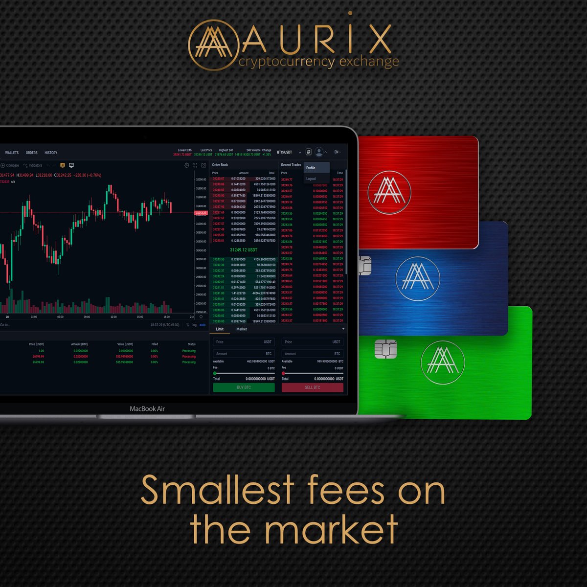 aurixexchange's tweet image. OFFICIAL Website aurix.exchange/cards/
Trade now AUR : mxc.com/trade/pro#AUR_…
Aurix-whitepaper : aurix.exchange/Aurix-whitepap…
#Aur #BTC #bitcoin #cryptocurrency #cryptonews
