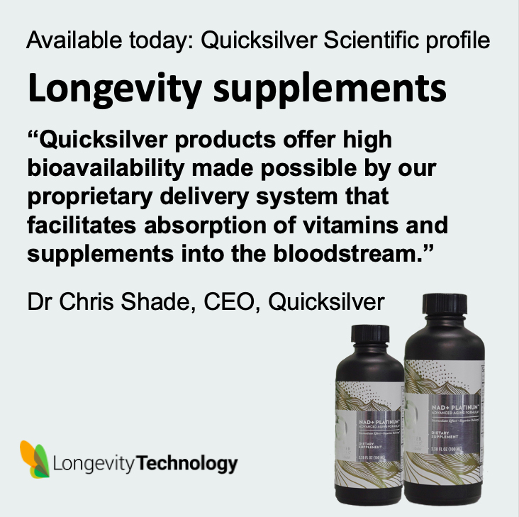 LongevityTech's tweet photo. Read more about longevity supplement brand @quicksilversci in our exclusive profile here: https://t.co/9syvKbrBuw
Download the FREE Executive Summary of our Longevity Supplements Report.
#thesupplementsreport #longevity #longevitysupplements https://t.co/ySn3MeqHE5