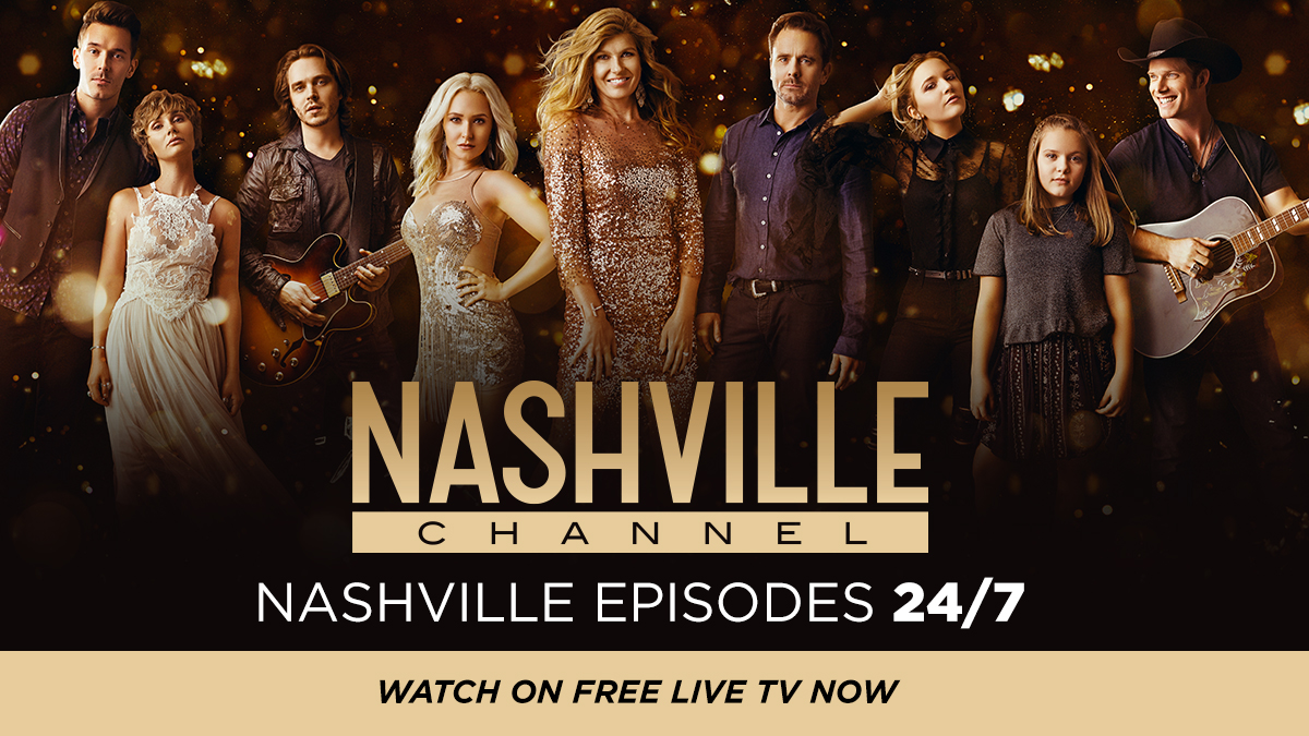 Nashville episodes 24/7 for free = a #Nashies dream! Stream all episodes on the Nashville Channel: Lionsgate.com/shows/Nashville