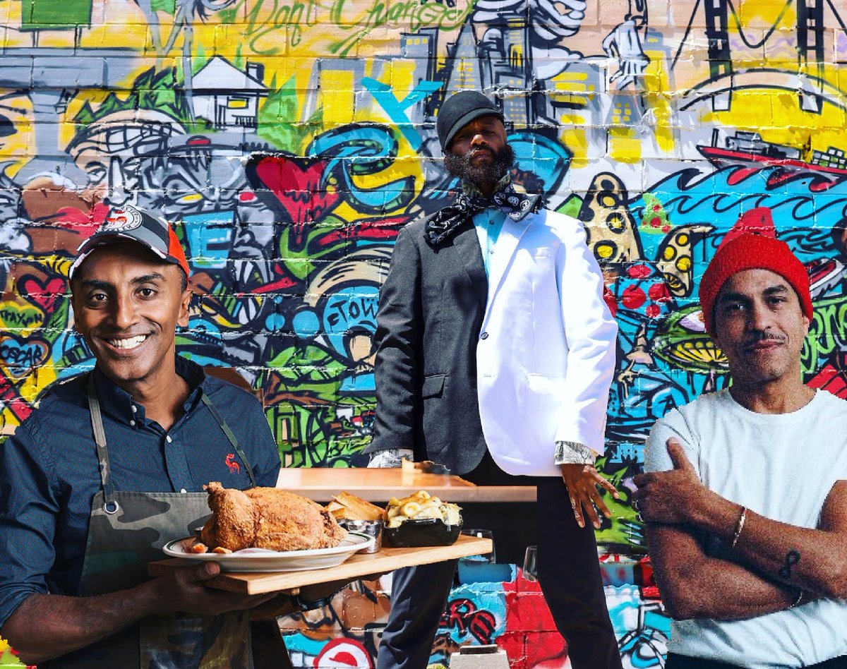MusicNegrito's tweet photo. One of the great connections I’ve made during the pandemic is with @MarcusCooks and @jasontimbuktu. Check us out as we discuss food, life and challenges on their podcast This Moment. 
https://t.co/E7ffD5wTXU https://t.co/uSQ87UHAiC