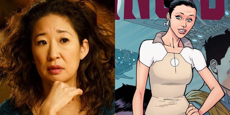 I’m asking this question fully in Good Faith, because I’m aware that Academy Nominated  @steveyeun and the Incomparable  @IamSandraOh are both leads in this series I’m Not calling y’all out, I’m wondering if this particular characterization of Kate voiced by  #MaleseJow was Meta?