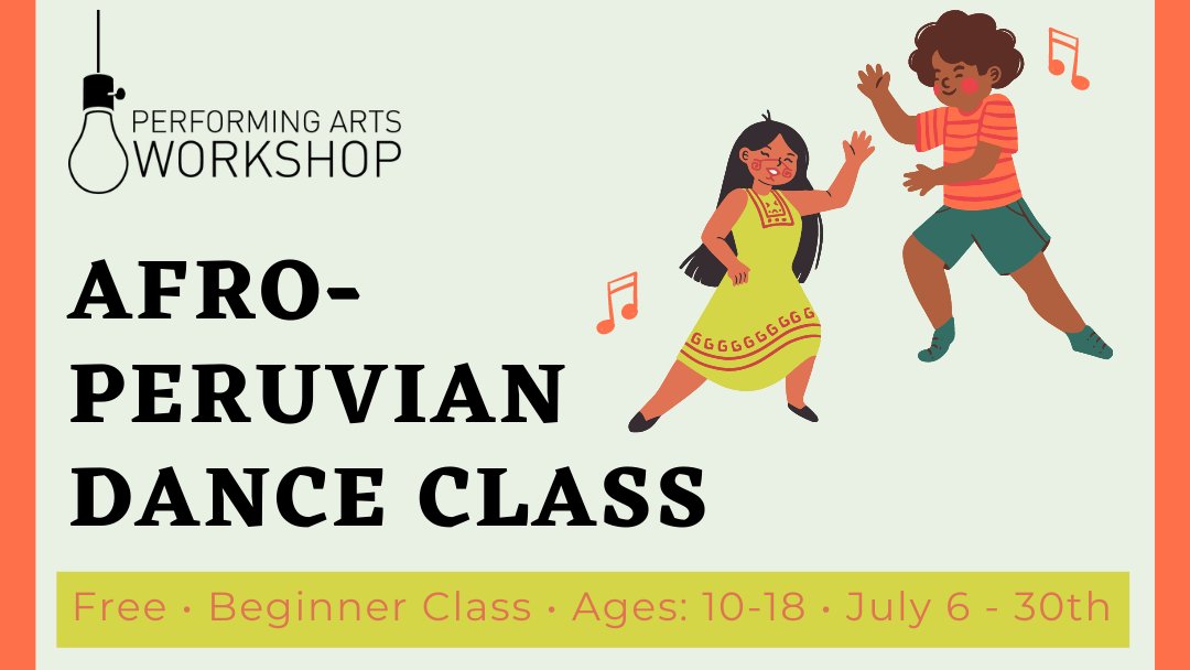 PerformingArtsW's tweet photo. ¡Únase a nosotros en esta exploración rítmica este verano! ¡Los espacios son limitados, visita registrarse antes del 6 de julio: https://t.co/bTnjMuhPMK

Join us in rhythmic exploration this summer! Spots are limited, register by July 6th: https://t.co/bTnjMuhPMK https://t.co/RYXIMZzpp6