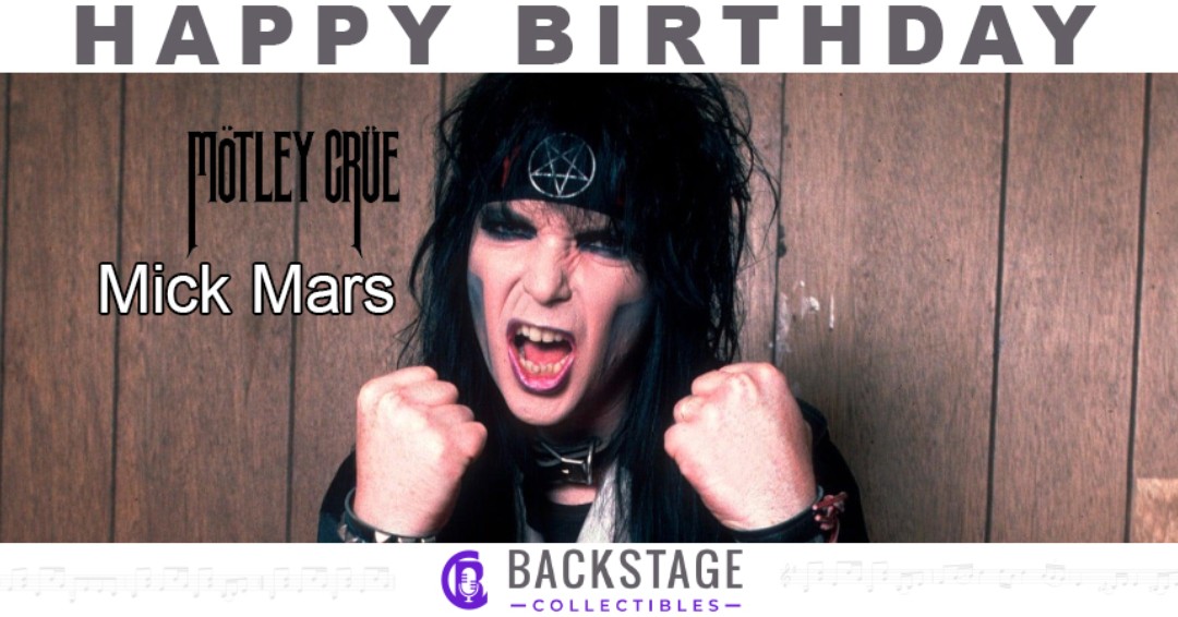 Happy birthday to Motley Crue guitarist, Mick Mars!   