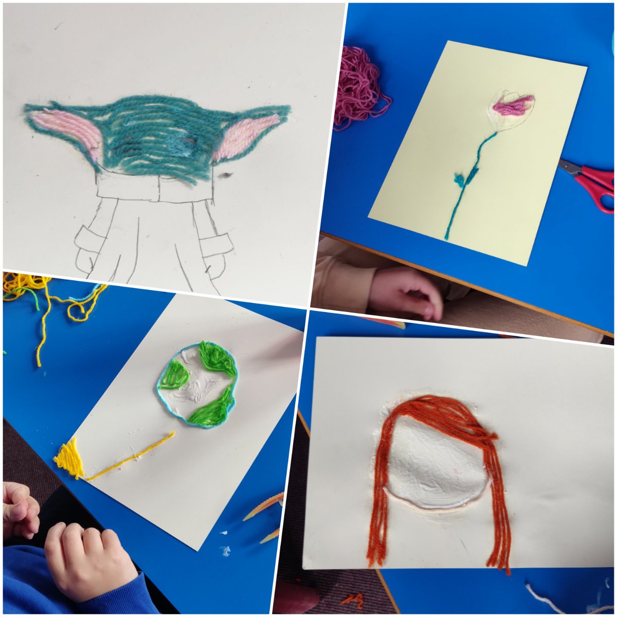 MissBrown_CPS's tweet photo. 6B tried their hand at painting with wool this afternoon, a task that requires lots of patience! Needless to say, they rose to the challenge and we can't wait to see the finished results! @CambridgeSch @MrBanks_CPS https://t.co/pGRRmza8hP