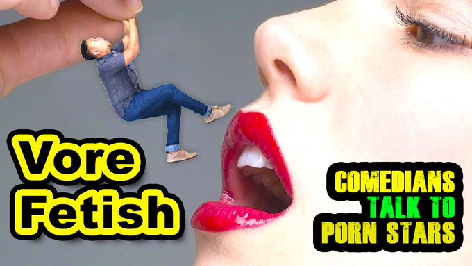 Comedians Talk to Porn Stars talk about #Vore / #Vorarephilia   Our friends @Codi_Vore @AlexxxCoal @Meanathewolf<a href="/tag/vore"class="tags">#Vore</a><a href="/tag/vorefetish"class="tags"><span>#vorefetish</span></a><a href="/tag/vorarephilia"class="tags"><span>#vorarephilia</span></a>