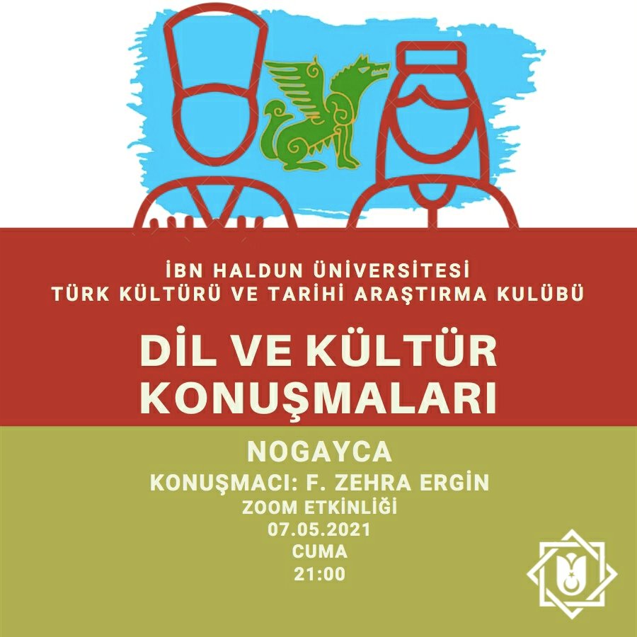 ihutuktak's tweet photo. Dil ve Kültür Konuşmaları etkinliğimizin yedincisine Nogayca ile devam ediyoruz. Nogayca ve Nogay kültürü hakkında bilgi edineceğimiz etkinliğimize hepiniz davetlisiniz. Başvuru formunu doldurarak katılım sağlayabilirsiniz.
https://t.co/ESSA7FAV8X https://t.co/3sbK2fXPij