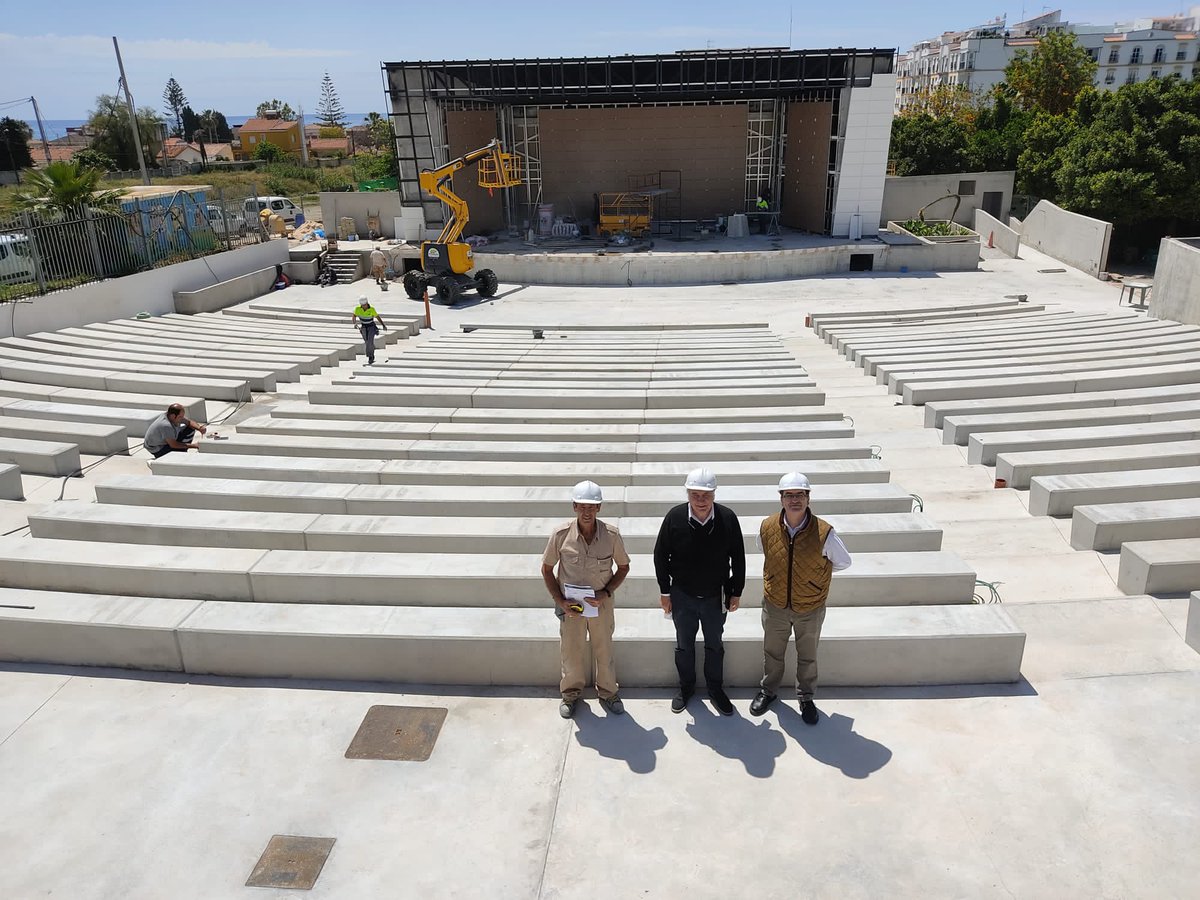 RofezCSL's tweet photo. Proceso de construcción del Auditorio Municipal al aire libre de Rincón de la Victoria #Rofez #construccion https://t.co/akDblRxxs6