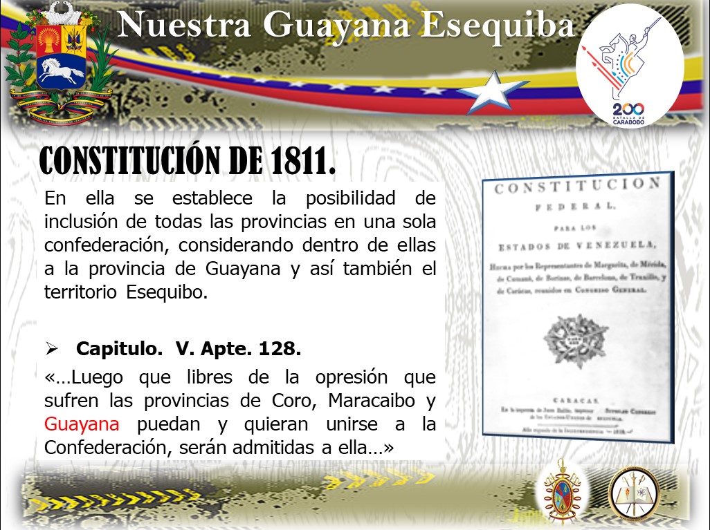 ¿Sabés por qué el Esequibo es nuestro? La historia lo demuestra y debemos tener claro que #ElSolDeVenezuelaNaceEnElEsequibo y #NuestraGuayanaEsequiba es de Venezuela.