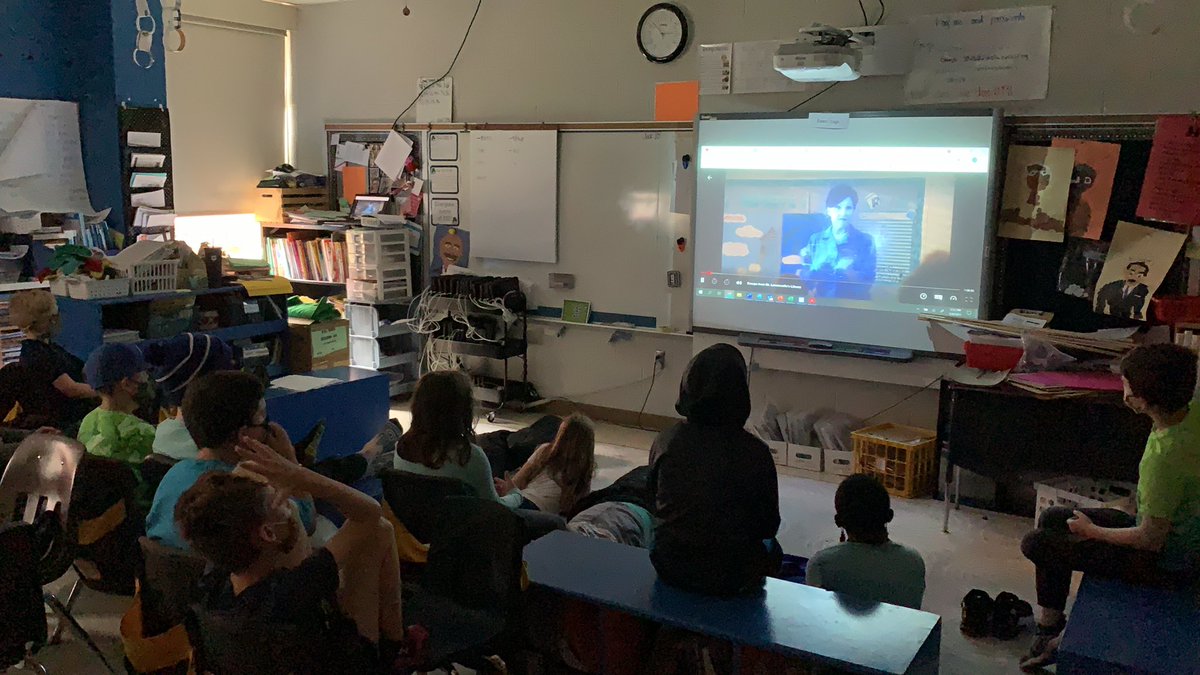 MrsS3rdRBE's tweet photo. After school movie day!!!! They’re going to be sad when the movie doesn’t match the book. Lol. It’s still fun!! #EscapefromMrLemoncelloslibrary https://t.co/oGgq1QjYzF