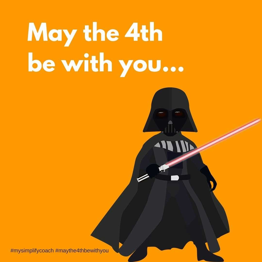 MySimplifyCoach's tweet image. May the 4th be with you...
#mysimplifycoach #maythe4thbewithyou #maythefourthbewithyou