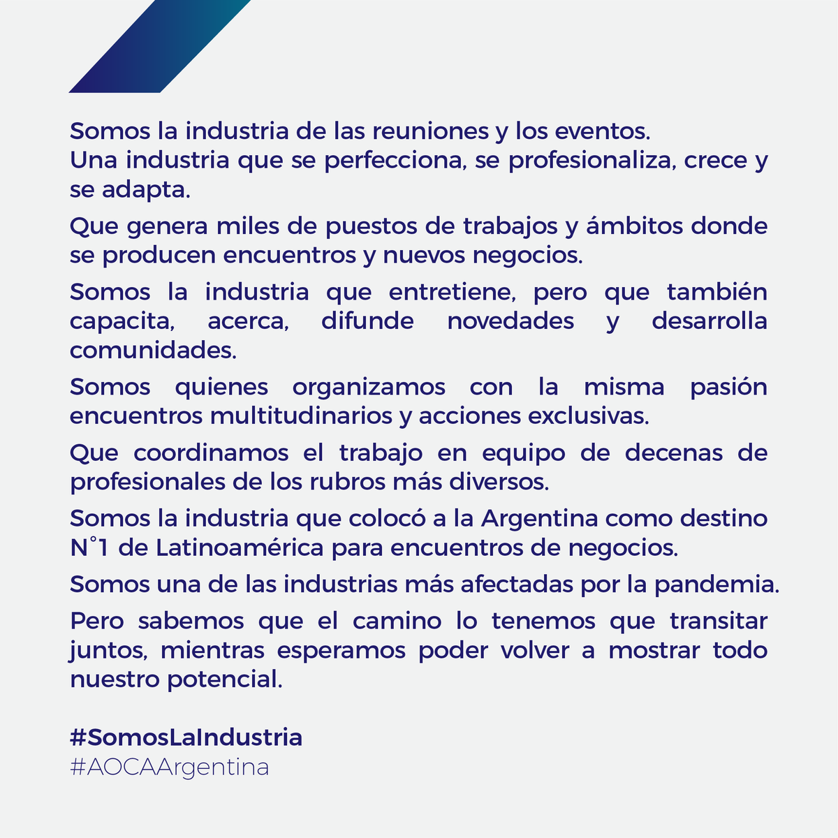 #SomosLaIndustria
#AOCAArgentina