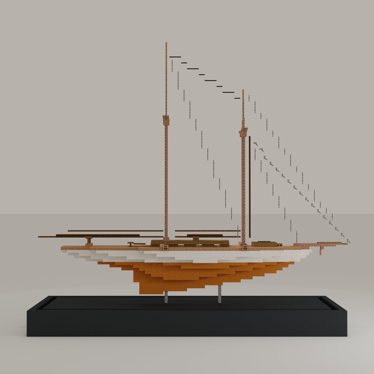 KuhtzOle's tweet image. classic yacht - gaff rigg