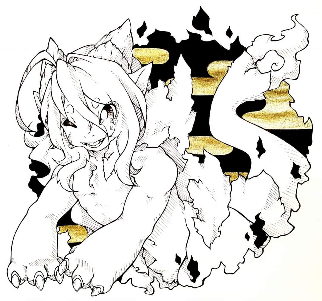 🌸✨!ART RAFFLE!✨🌸

Well, this pretty boy (one of my Bakemonos) was looking for a home for quite a while so why not do a little raffle!

What you gotta do:
Follow me
Share this post
Like this post

End is the 5.10. 

The winner will receive the piece shown below!