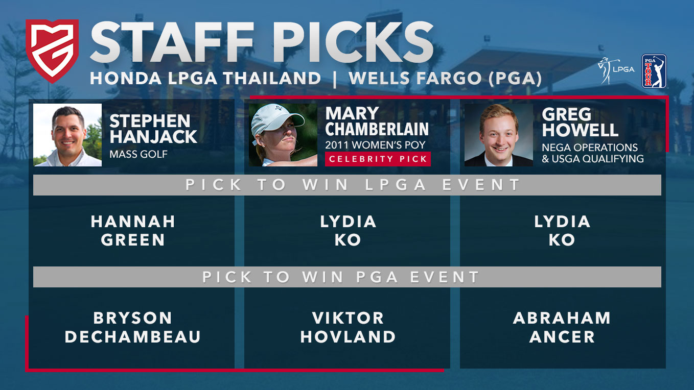 Mass Golf on Twitter "We're back with LPGA & PGA picks this week. And