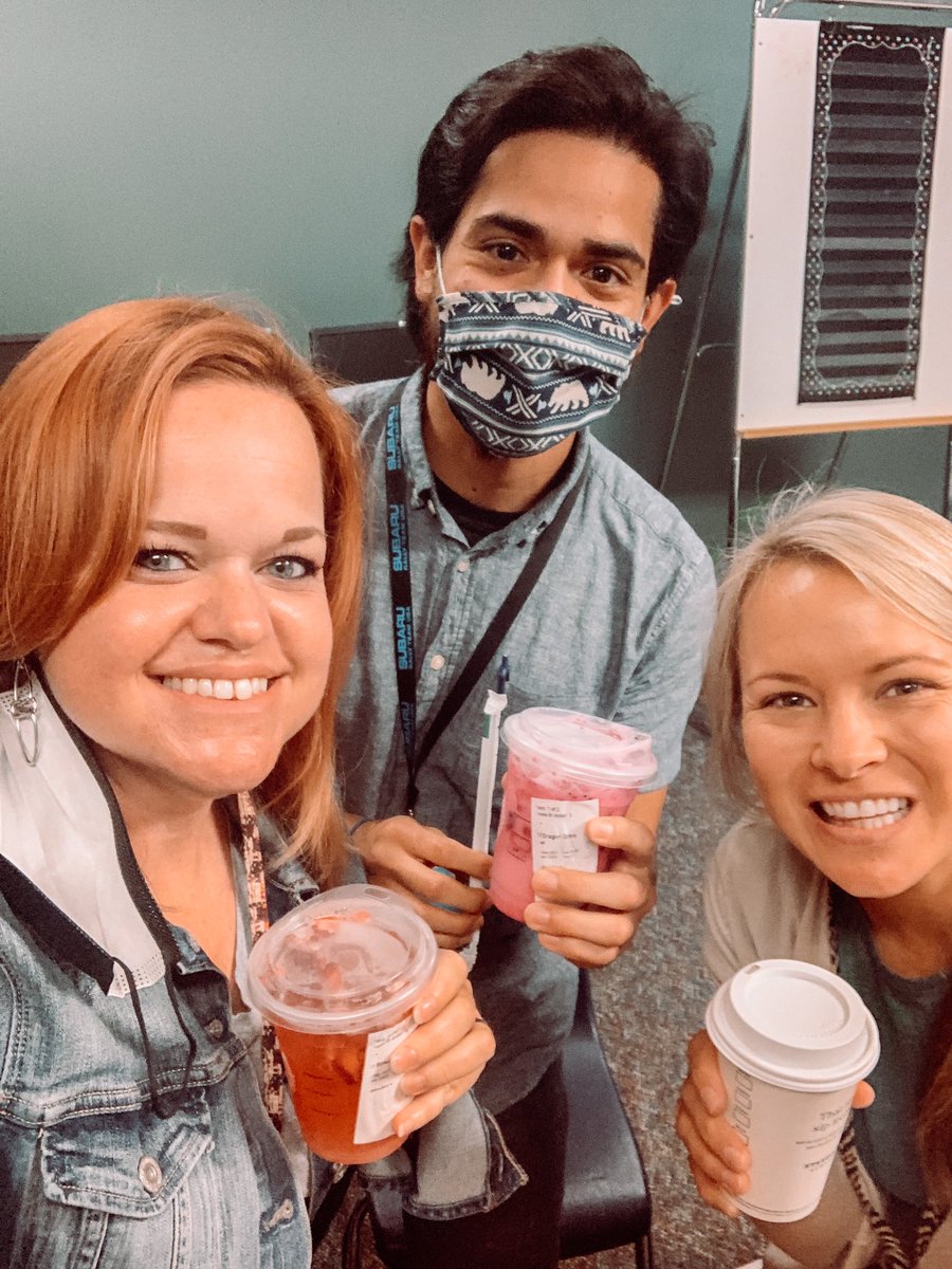 Celebrating #TeacherAppreciationWeek with 2 of my favorites. We may not have our own classrooms anymore, but we are so lucky our job takes us around #kleinisd supporting amazing teachers!! #kisdteamspedp2p <a href="/juanrangel2/">Juan Rangel</a> #kleinfamily #ThankATeacher