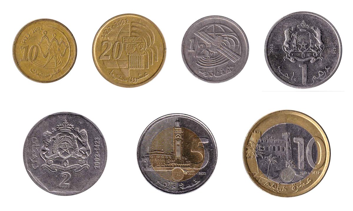 Курс дирхама к рублю на сегодня москва. Марокко валюта монеты 2022. Дирхам Марокко 2022. Деньги Марокко. Монеты Марокко 20.