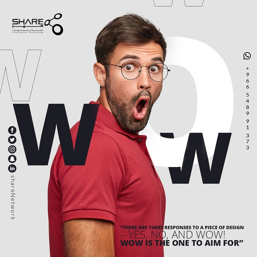 ShareNetworks's tweet image. “There are three responses to a piece of design – yes, no, and WOW! Wow is the one to aim for”
#wow #wowdesign