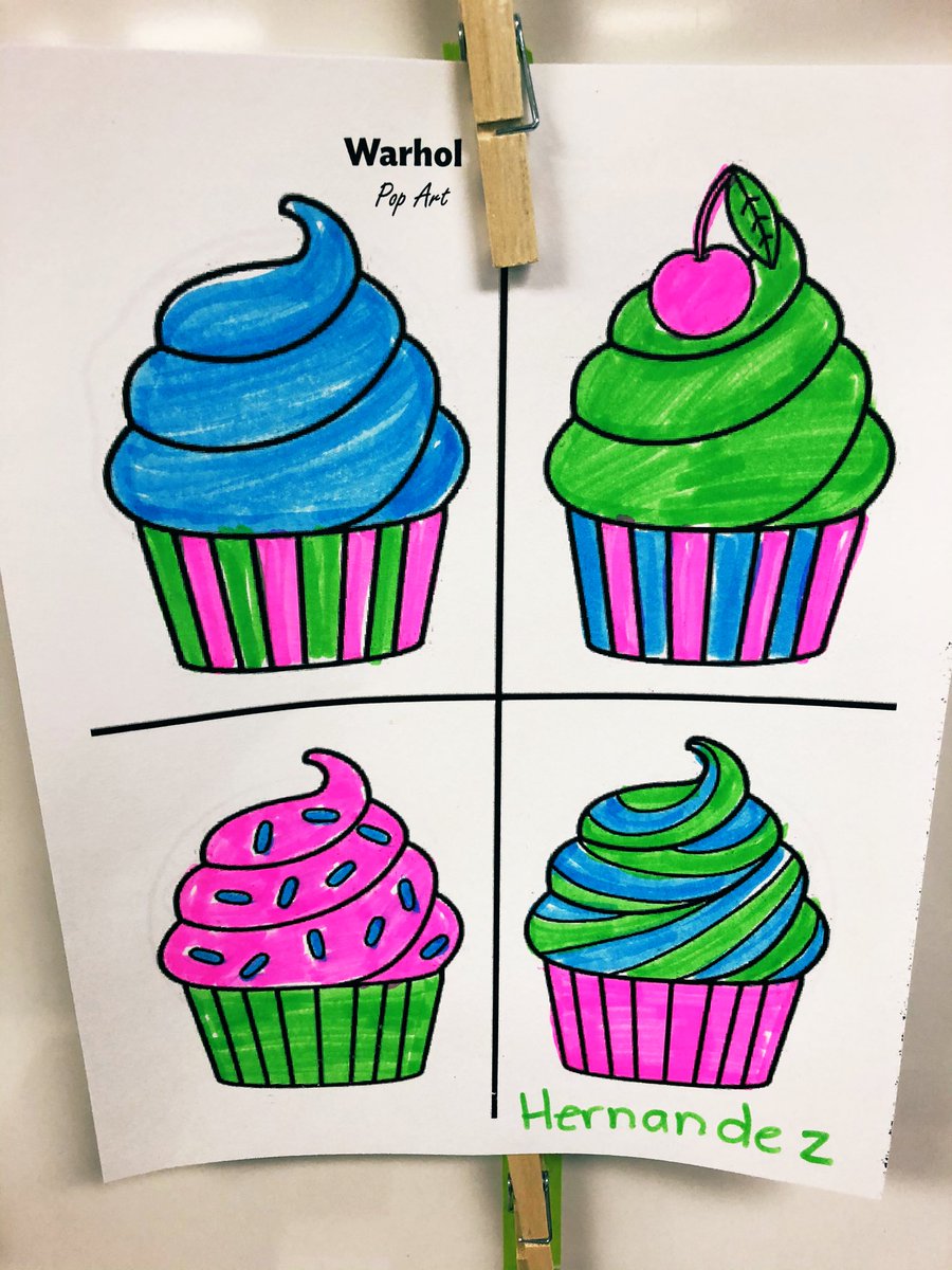 MissPatyQ's tweet image. Warhol in Pre K . What do you think @artwithmrsjones ? #readyforkinder @ReedElementary @MsBustamante20 #WeAreTeamReed #popart #art #readers