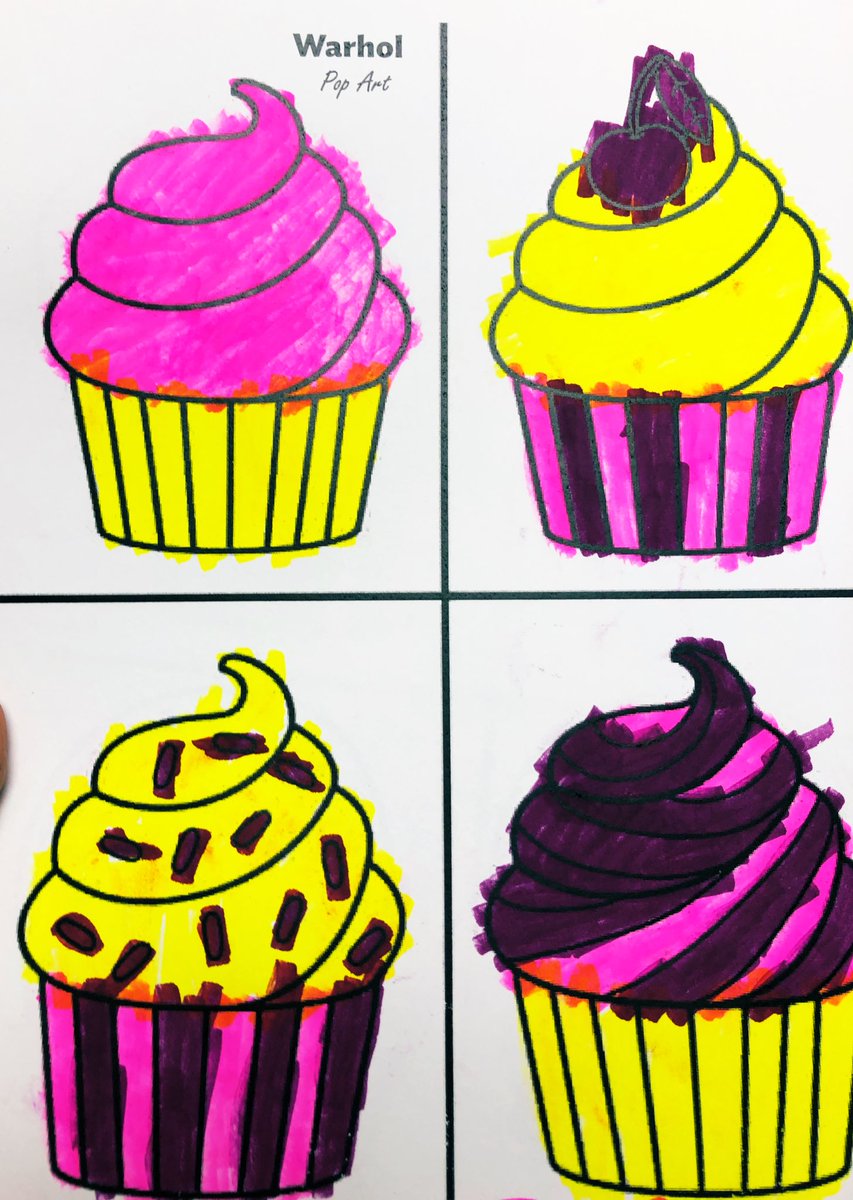 MissPatyQ's tweet image. Warhol in Pre K . What do you think @artwithmrsjones ? #readyforkinder @ReedElementary @MsBustamante20 #WeAreTeamReed #popart #art #readers