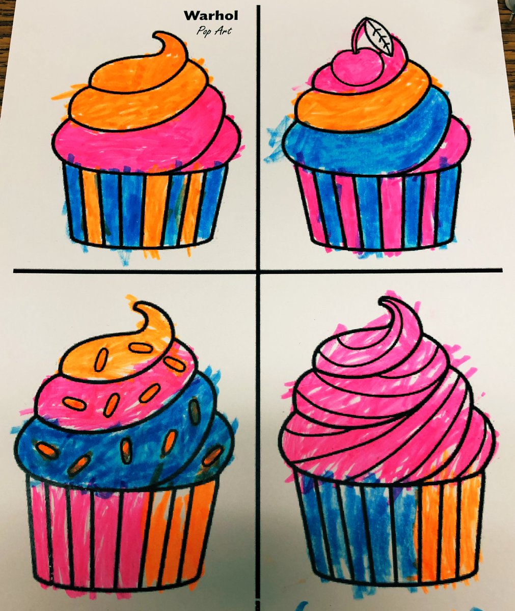 MissPatyQ's tweet image. Warhol in Pre K . What do you think @artwithmrsjones ? #readyforkinder @ReedElementary @MsBustamante20 #WeAreTeamReed #popart #art #readers