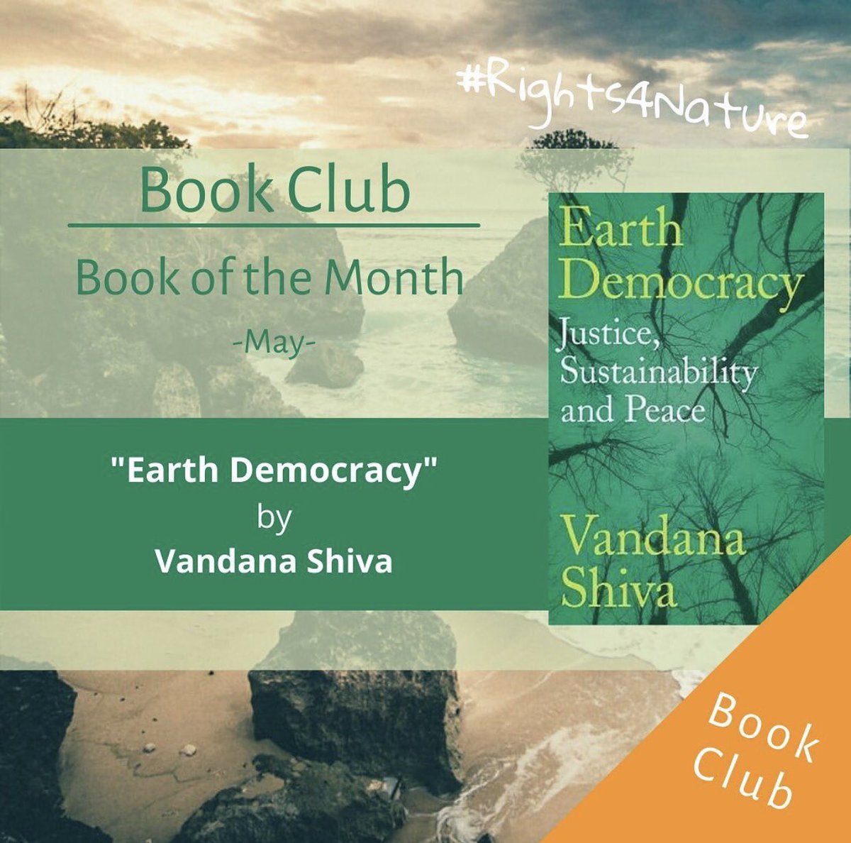 garnglobal's tweet photo. Join our Youth Hub’s #BookClub! 📖 

If you’ve been wanting to read about #RightsofNature or joining a community to talk about #RoN, it’s your opportunity! 

This month, we’re reading “Earth Democracy” by @drvandanashiva. 

📚 Sign up: https://t.co/Ccwo59du6B https://t.co/7pV4vth01j