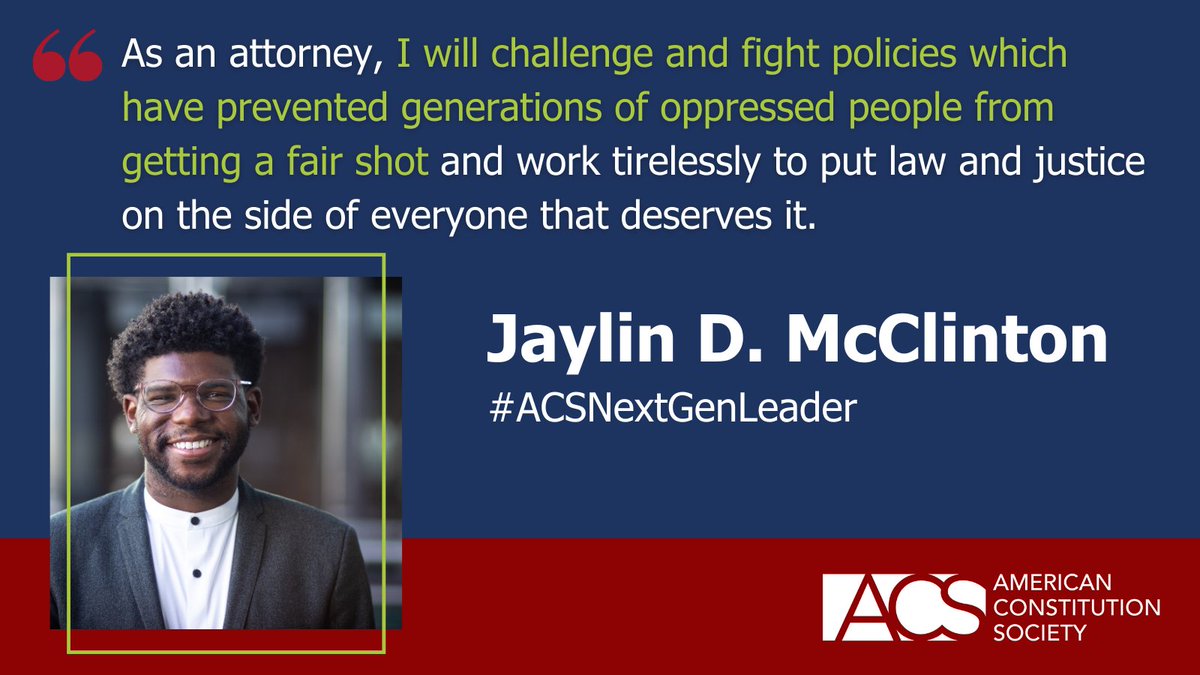 acslaw's tweet photo. The future of the progressive legal community is ACS’s Next Generation Leaders: Class of 2021. Find out more and welcome the 2021 class here: https://t.co/mZYAksgWTB #ACSNextGenLeader https://t.co/bZFvJWbw2b