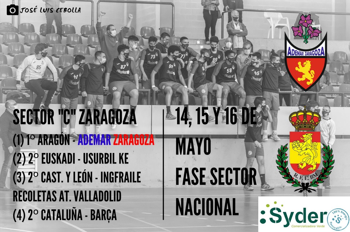 #JuvenilMasculino 🤾🏽‍♂️ | FASE SECTOR NACIONAL

Ya se conocen las sedes de la fase del sector nacional y nuestro equipo tendrá la suerte de jugar en casa💪🏼. 

La <a href="/RFEBalonmano/">RFEBalonmano</a> nos ha asignado el sector "C" y se jugará el 14, 15 y 16 de mayo.

¡A entrenar duro! Y mucha suerte👏🏼👏🏼🔴🔵