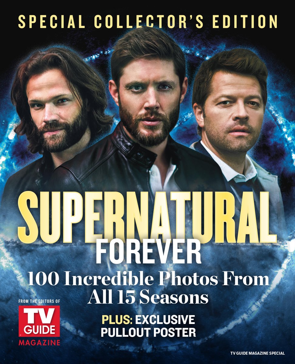 Proof that nothing on #Supernatural ever stays dead: months after the show ended, we’re resurrected in a special edition of @TVGuideMagazine! SupernaturalSpecial.com